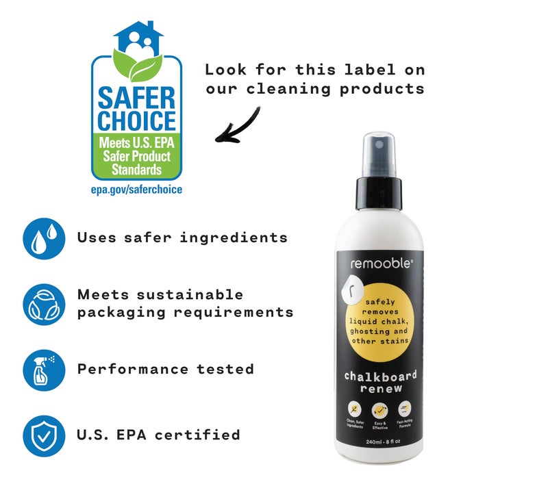 Remooble Non-toxic Chalkboard Cleaner, 8 oz. - Image 4